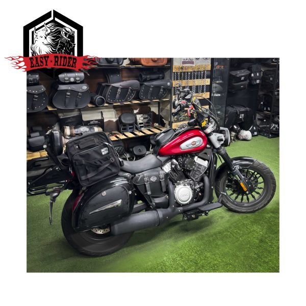 جاپایی پهن موتورسیکلت مشکی