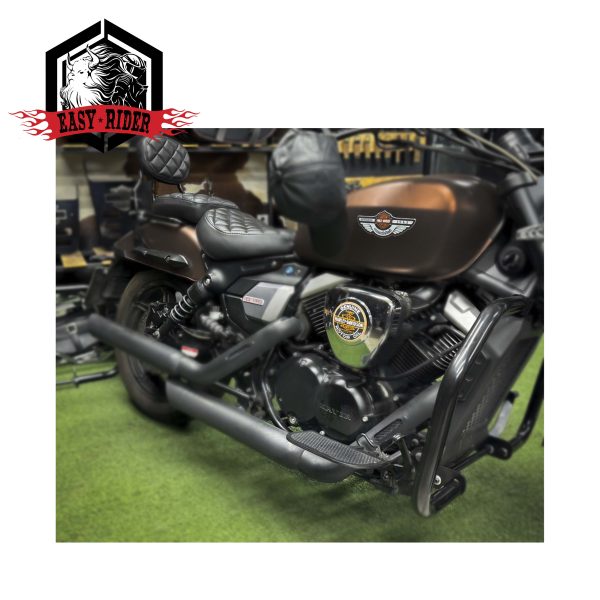 جاپایی پهن موتورسیکلت مشکی