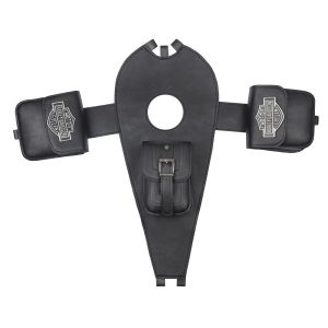 روباکی چرمی مدل سه جیب لوگودار کروزر هارلی دیویدسون