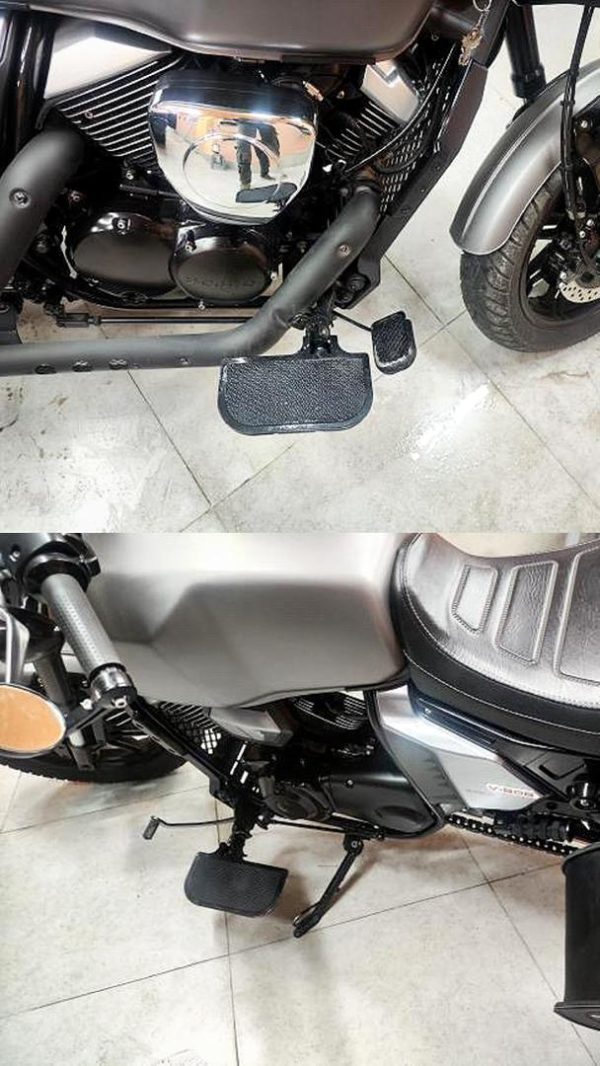 جاپایی پهن موتورسیکلت مشکی